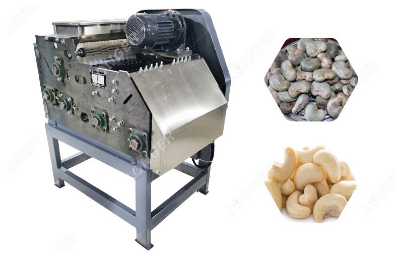 Buena máquina peladora de cáscara de anacardo Descascaradora de anacardos