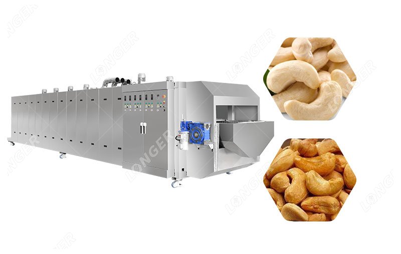  Máquina para tostar nueces de la india Tostador de anacardos