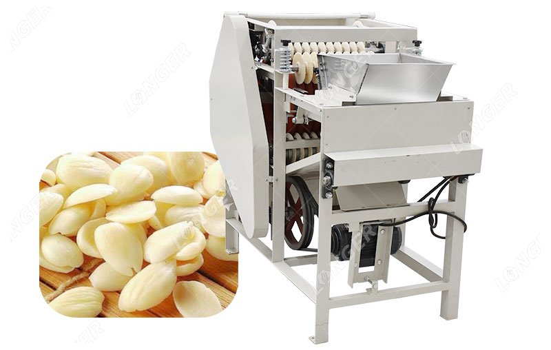 máquina de eliminación de piel de almendra