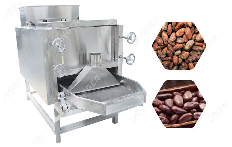 Separador de granos de cacao Máquina trituradora de cacao