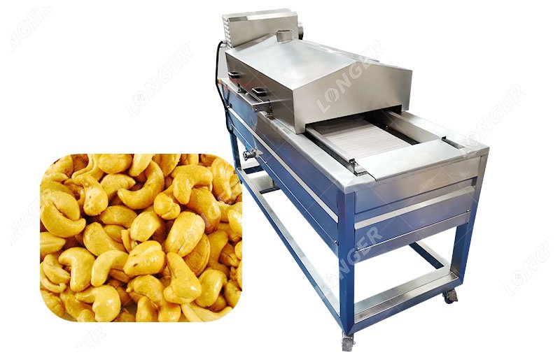 máquina freidora de anacardos para la venta