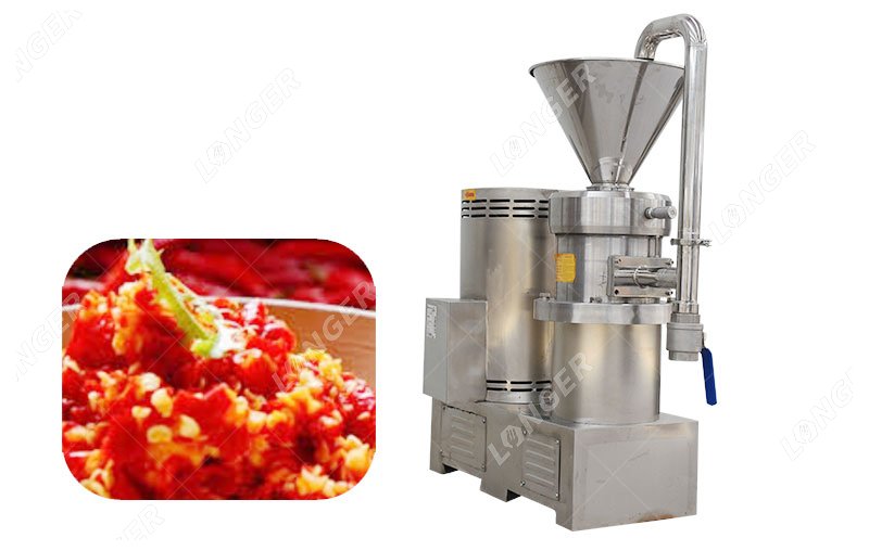 máquina para hacer pasta chile de suministro de fábrica