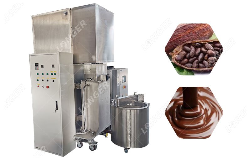 Máquina de molino de bolas para moler chocolate certificación CE