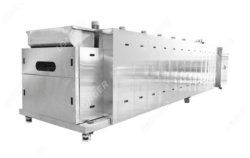 Máquina tostadora de anacardos continua