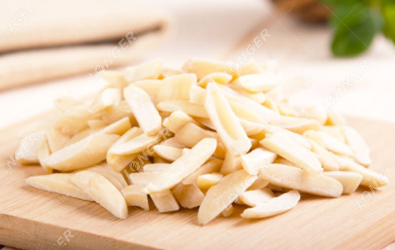 tiras de almendras