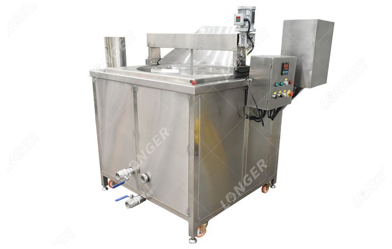 máquina freidora de garbanzos de acero inoxidable