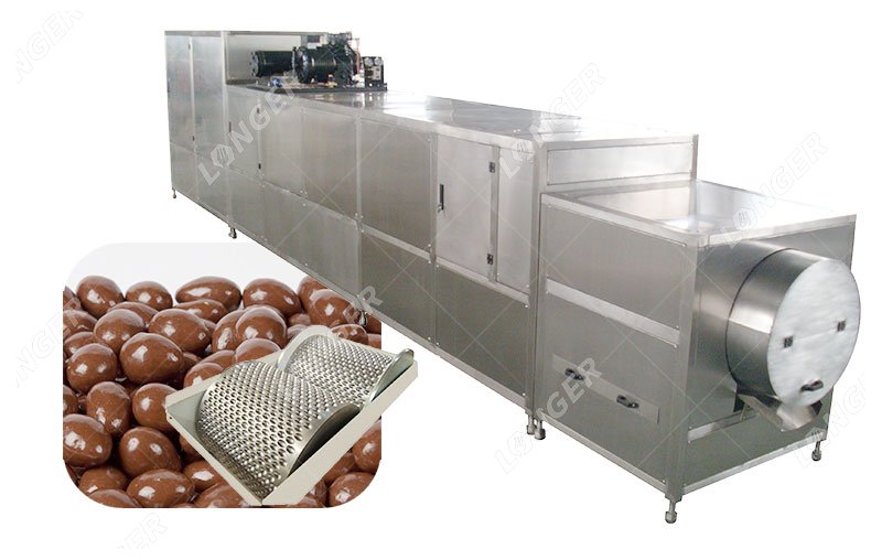 máquina formadora de bolas de chocolate