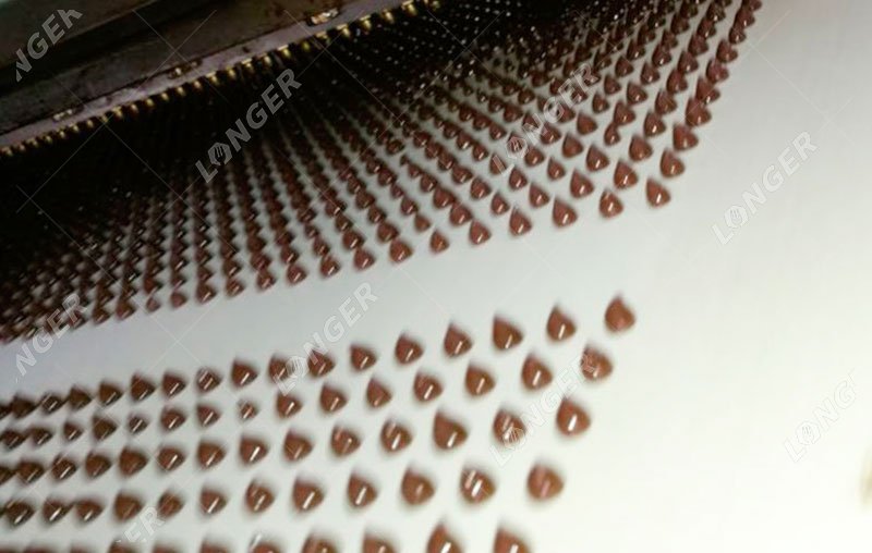 máquina para hacer gotas de chocolate