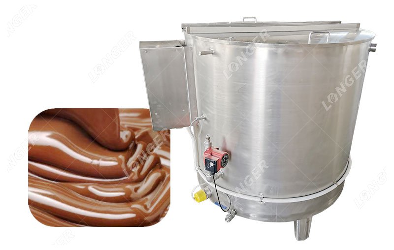 máquina para derretir chocolate industrial