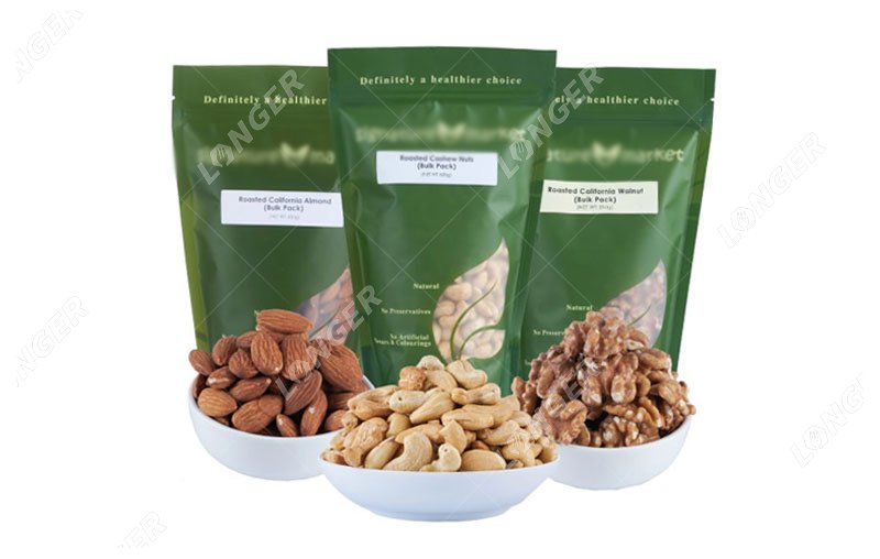 Nueces envasadas