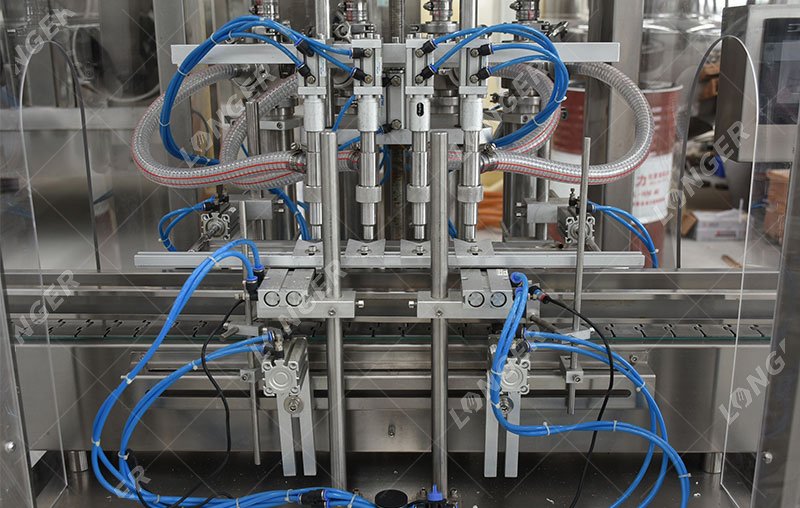 maquina de llenado de mantequilla de maní industrial