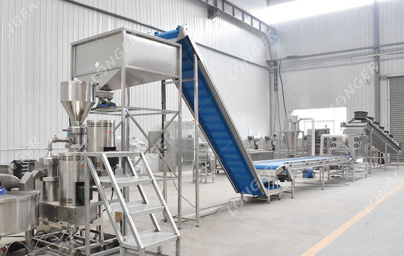 Línea de fabricación de mantequilla de maní