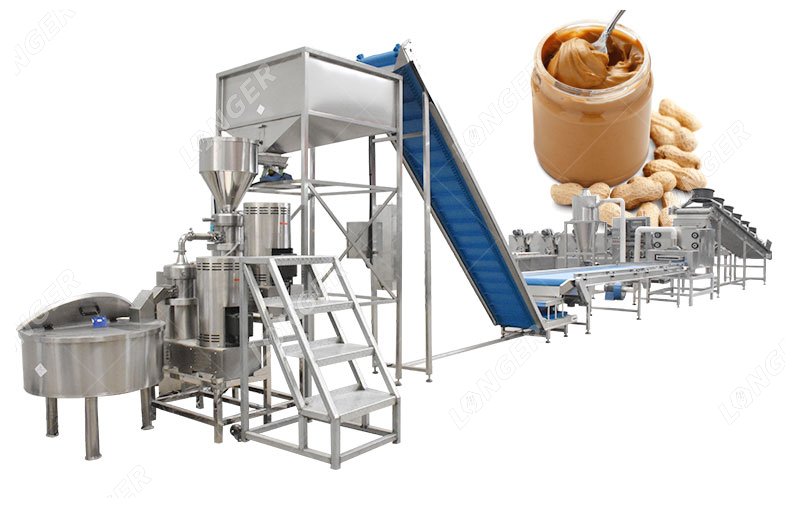 Máquina para fabricar pasta de maní