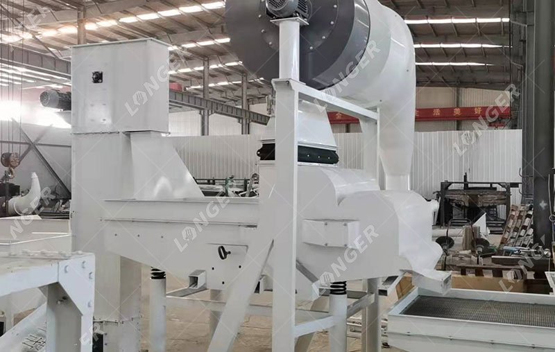 Descascaradora de semillas de cáñamo 200-300 kg/h