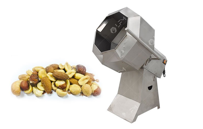 Máquina para aromatizar maní semiautomática